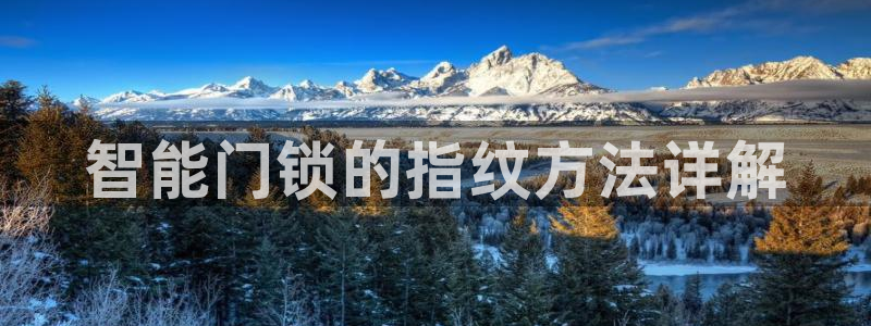 jdb游戏官网：智能门锁的指纹方法详解