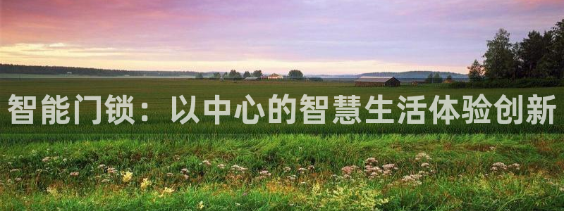 jdb电子爆奖视频：智能门锁：以中心的智慧生活体验创新