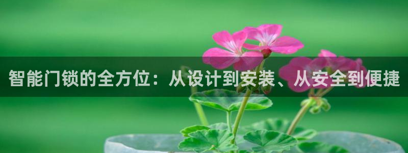 jdb电子试玩2000：智能门锁的全方位：从设计到安装、从安
