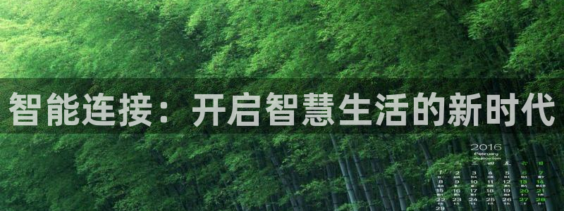 jdb电子平台能提现吗是真的吗：智能连接：开启智慧生活的新时