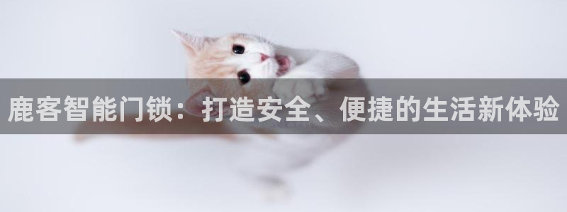 jdb电子网址大全：鹿客智能门锁：打造安全、便捷的生活新体验