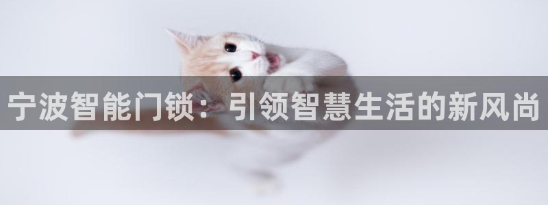 jdb电子如何注册：宁波智能门锁：引领智慧生活的新风尚