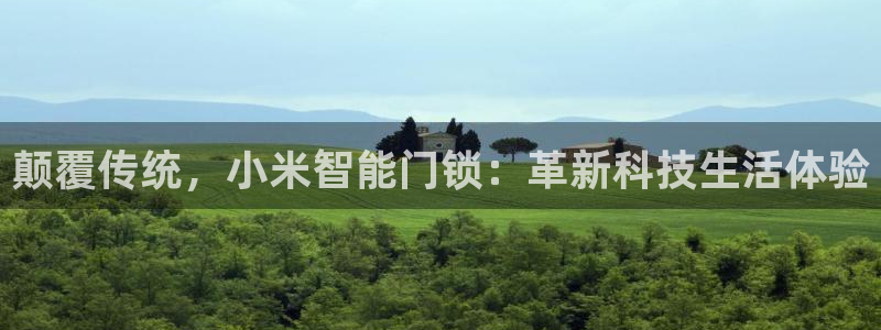 jdb电子游戏平台网站：颠覆传统，小米智能门锁：革新科技生活