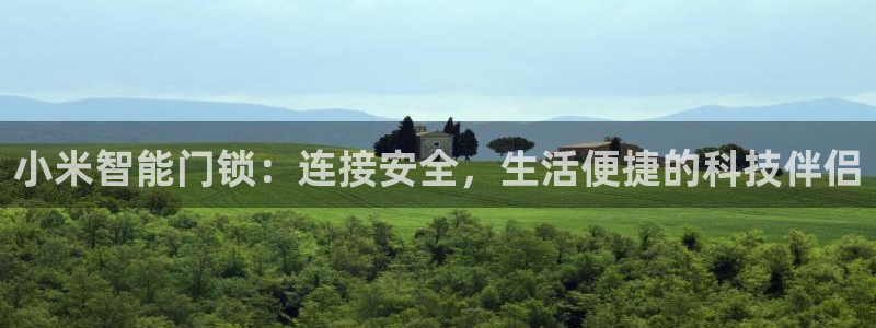 Jdb电子试玩：小米智能门锁：连接安全，生活便捷的科技伴侣