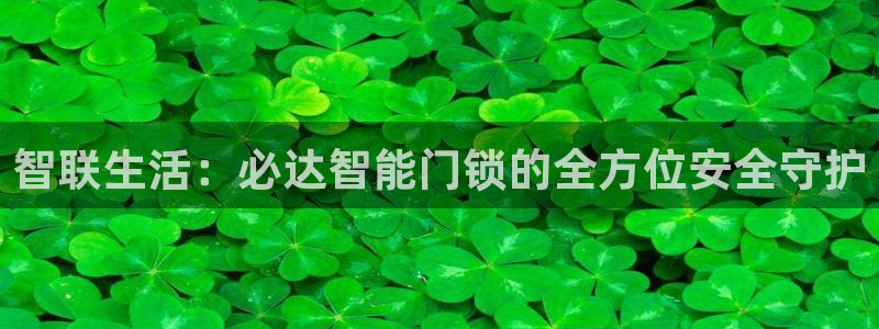 jdb电子麻将胡了：智联生活：必达智能门锁的全方位安全守护