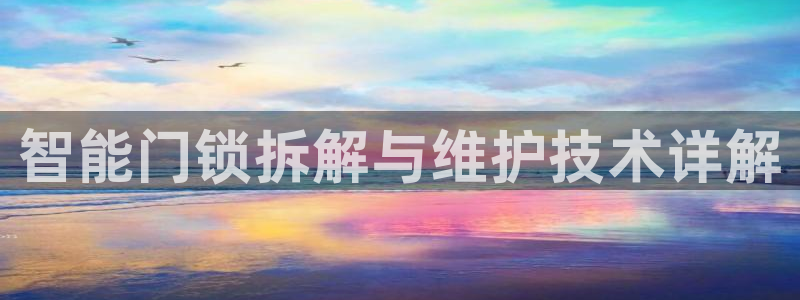 jdb电子龙舞技巧：智能门锁拆解与维护技术详解