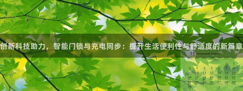 JDB电子夺宝组件下载：创新科技助力，智能门锁与充电同步：提